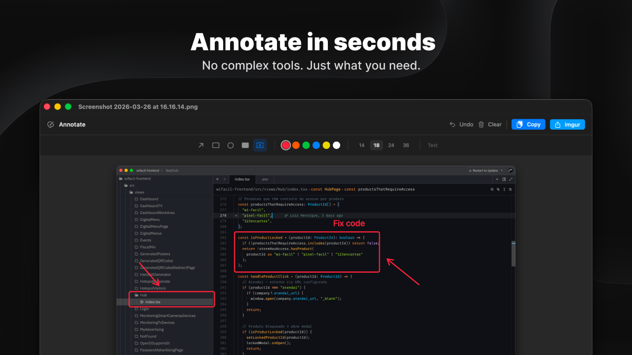 Annotate in seconds